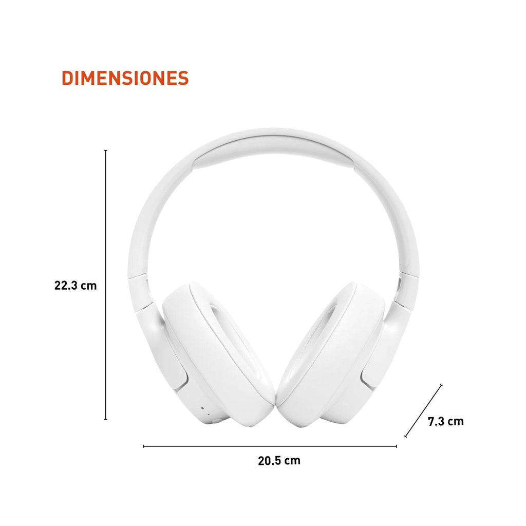 JBL Tune 720BT - Wireless Over-Ear Headphones - Blue