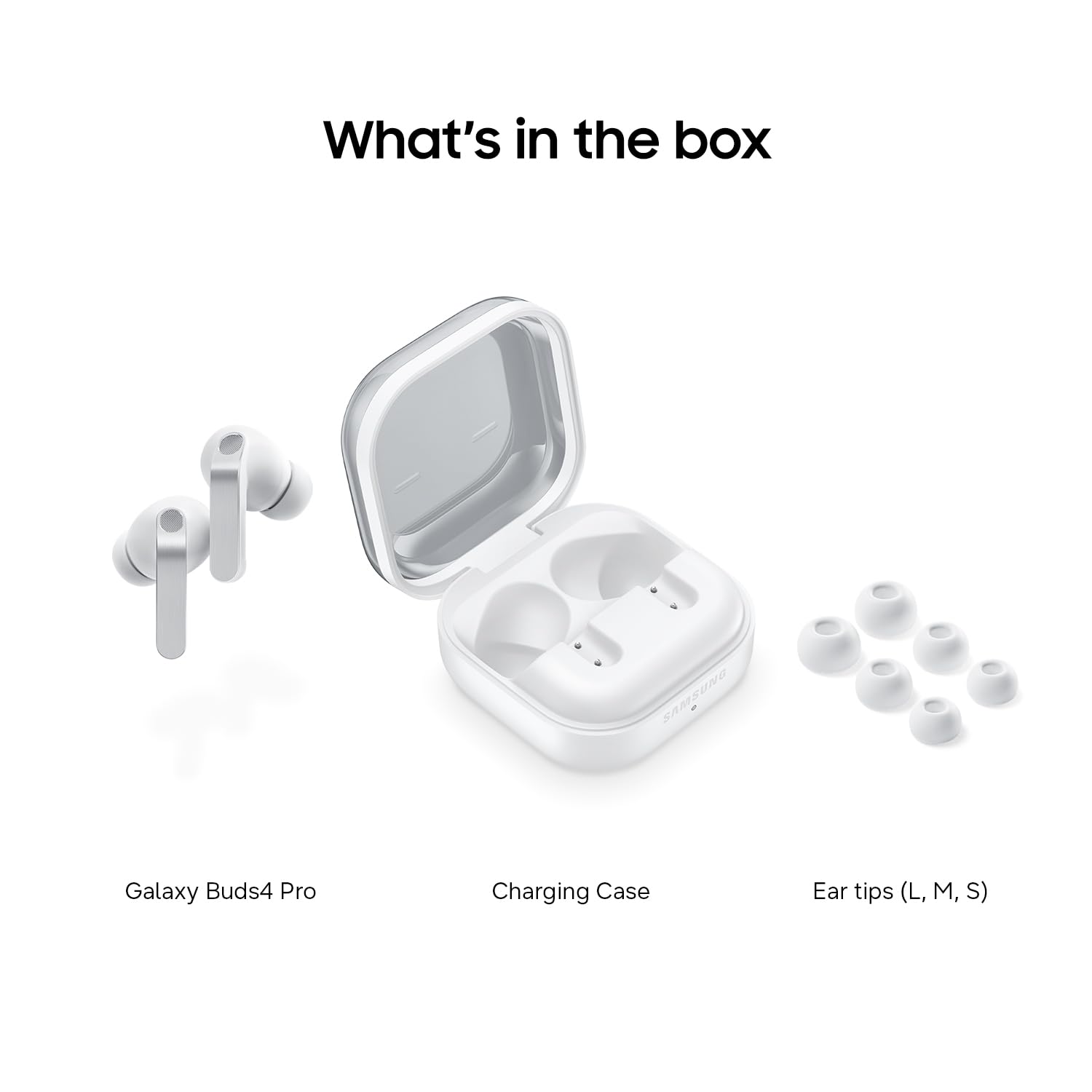 Samsung Galaxy Buds 4 Pro (2026) AI True Wireless Bluetooth Earbuds, Black