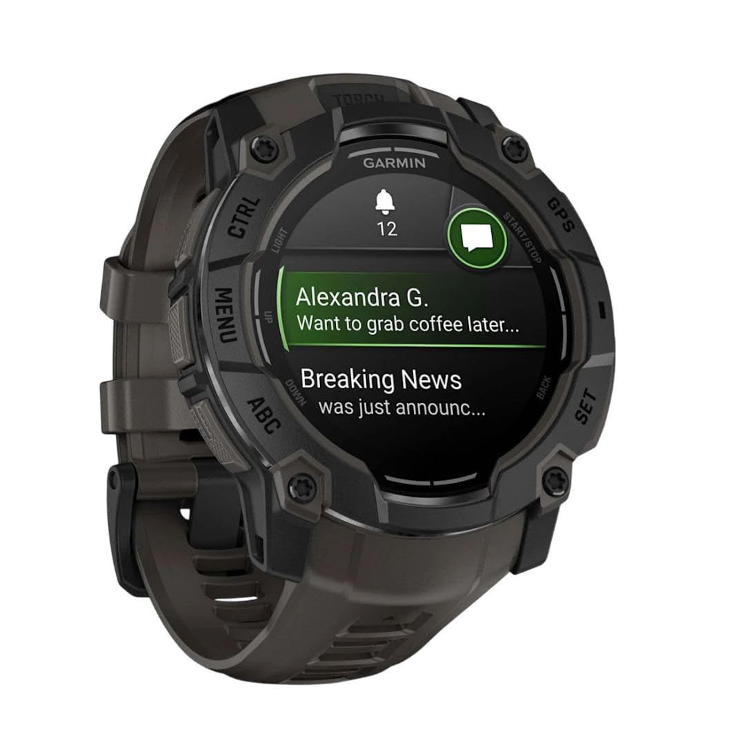 Garmin Instinct® 3 Tactical, Solar, 45mm, Black