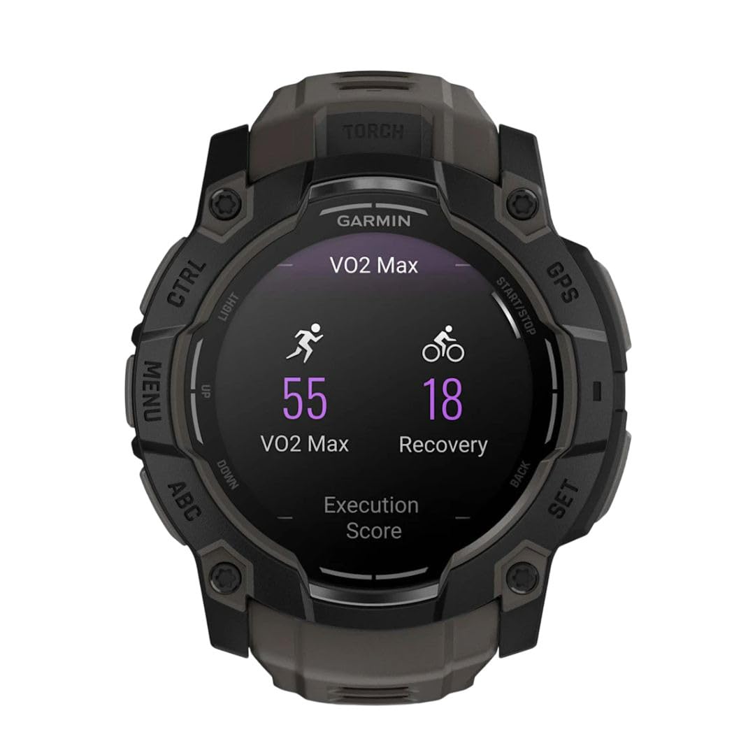 Garmin Instinct® 3 Tactical, Solar, 45mm, Black