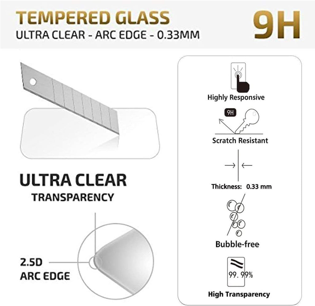 NEW'C for Samsung Galaxy S24 5G Screen Protector Tempered Glass HD Clear