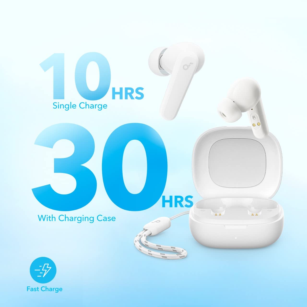 Soundcore by Anker P20i True Wireless Earbuds, with Big Bass, 30H Playtime