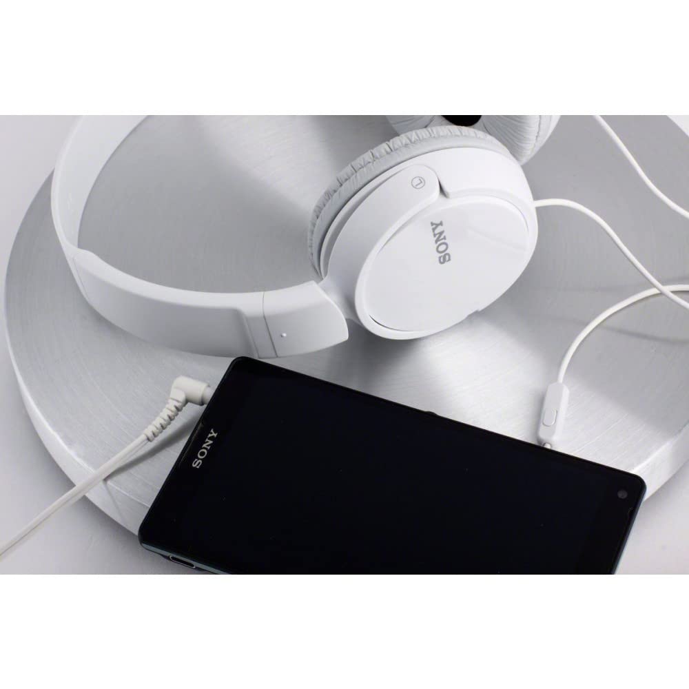 Sony ZX Series Wired On-Ear Headphones, Pink MDR-ZX110