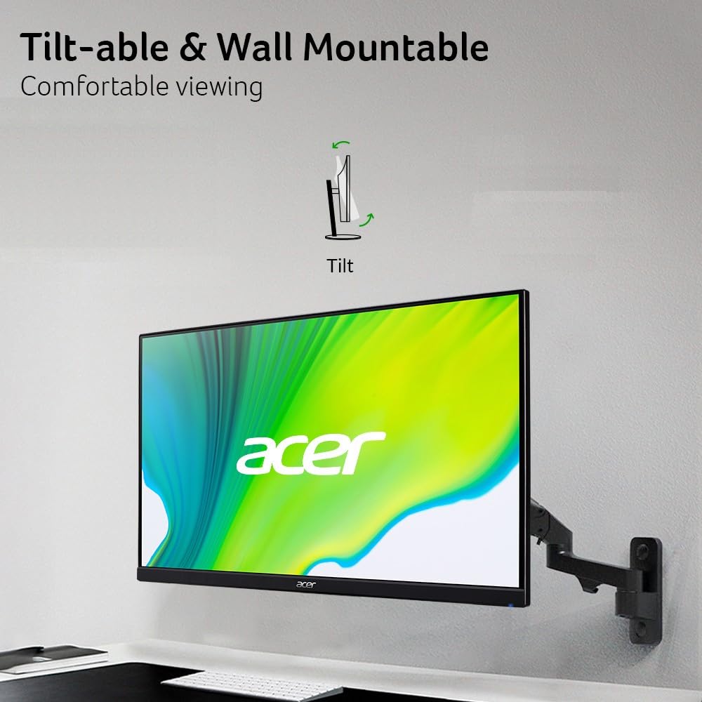 Acer 27in FHD 1920x1080 IPS 120Hz Gaming Monitor | Office KB272 G0bi