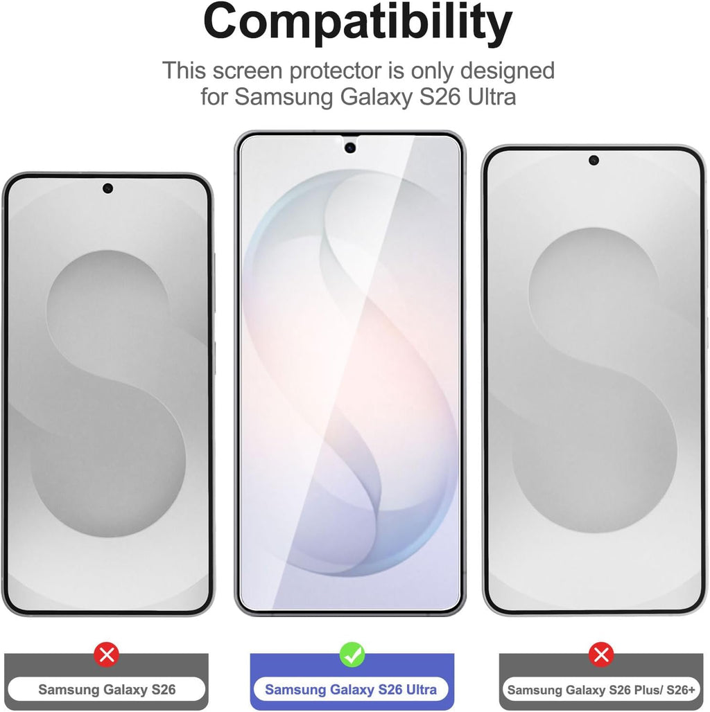 NEW'C for Samsung Galaxy S24 5G Screen Protector Tempered Glass HD Clear