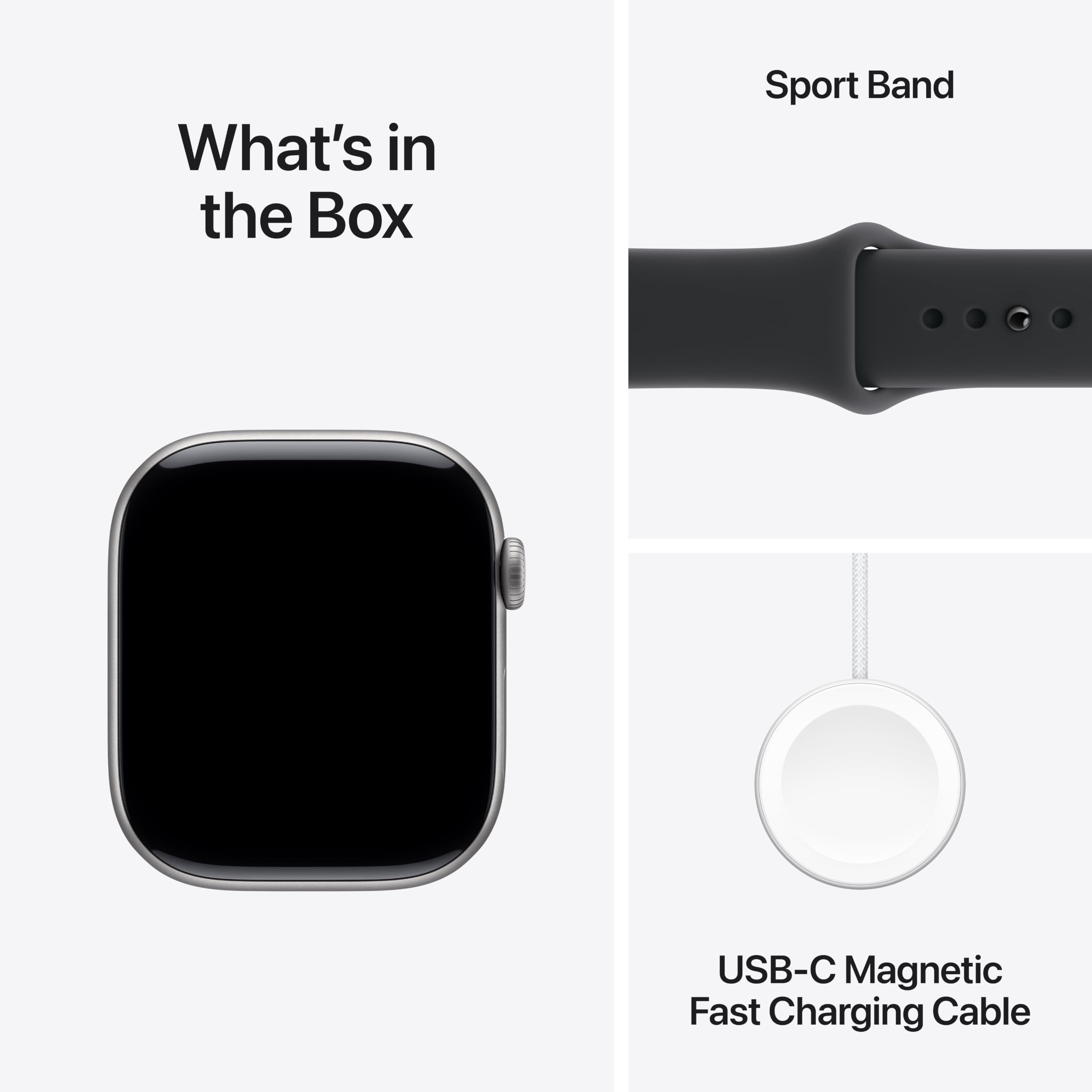Apple Watch Series 11 [GPS 46mm] Smartwatch with Jet Black Aluminum Case with Black Sport Band - M/L. Sleep Score, Fitness Tracker, Health Monitoring, Always-On Display, Water Resistant