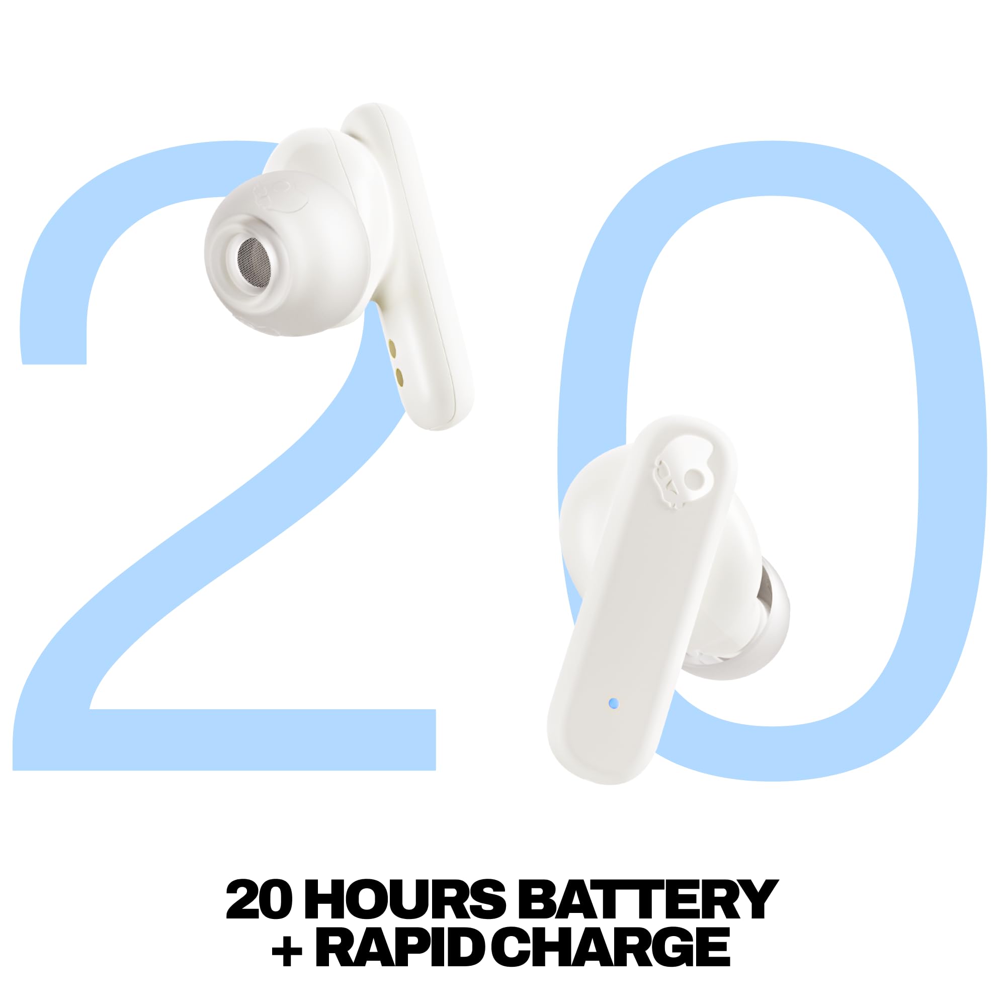 Skullcandy Smokin’ Buds Wireless Noise Isolating Earbuds - Flame