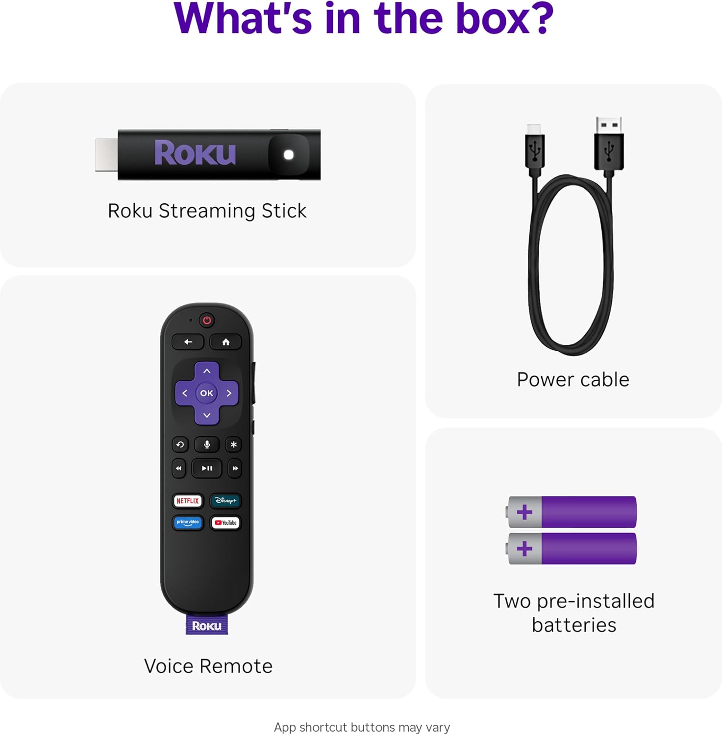 Roku Streaming Stick HD with Voice Remote