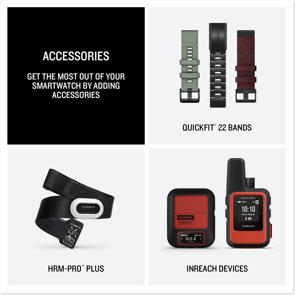 Garmin Instinct® 3 Tactical, Solar, 45mm, Black