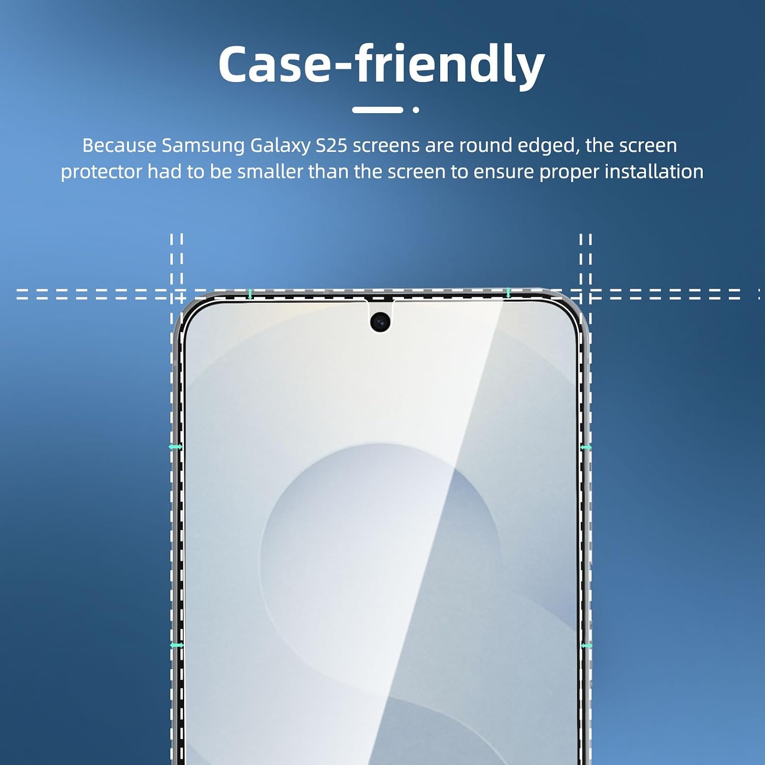 NEW'C for Samsung Galaxy S24 5G Screen Protector Tempered Glass HD Clear
