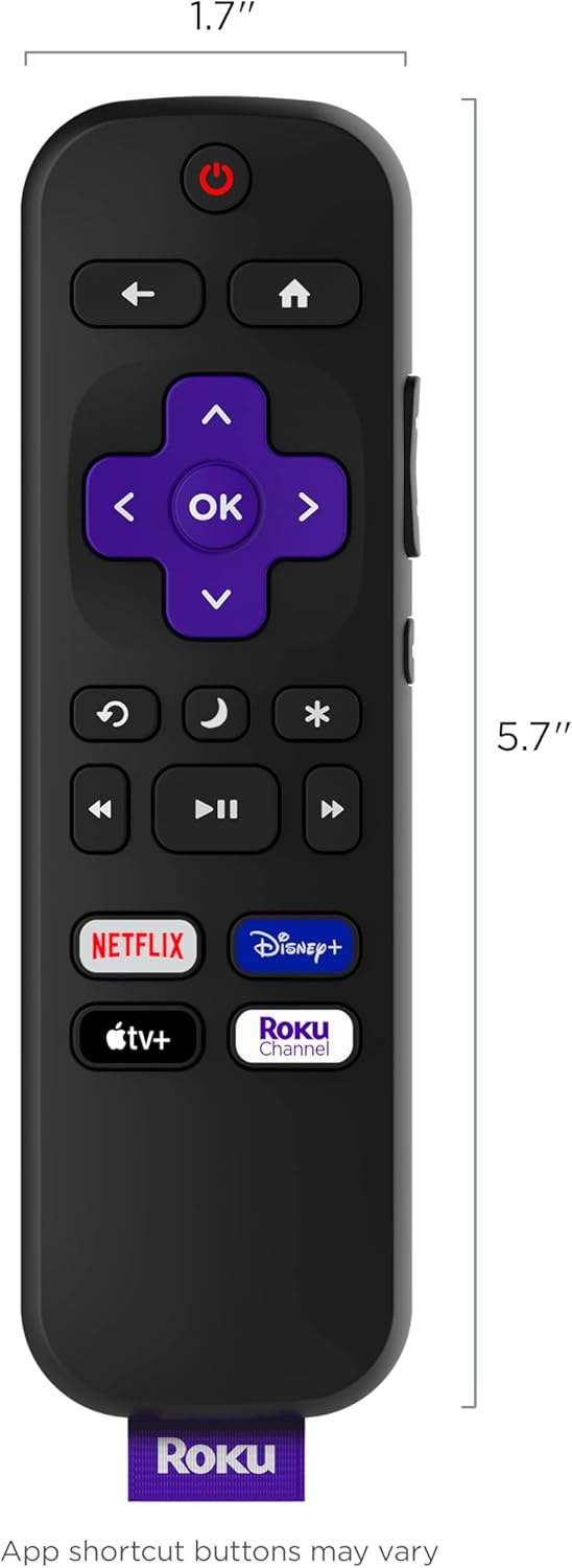 Roku Voice Remote, Replacement TV Remote Control