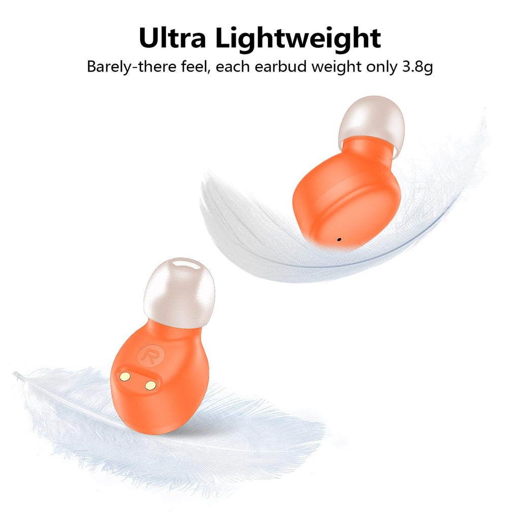 kurdene Wireless Earbuds Bluetooth 5.3 Light Weight in Ear Headphones