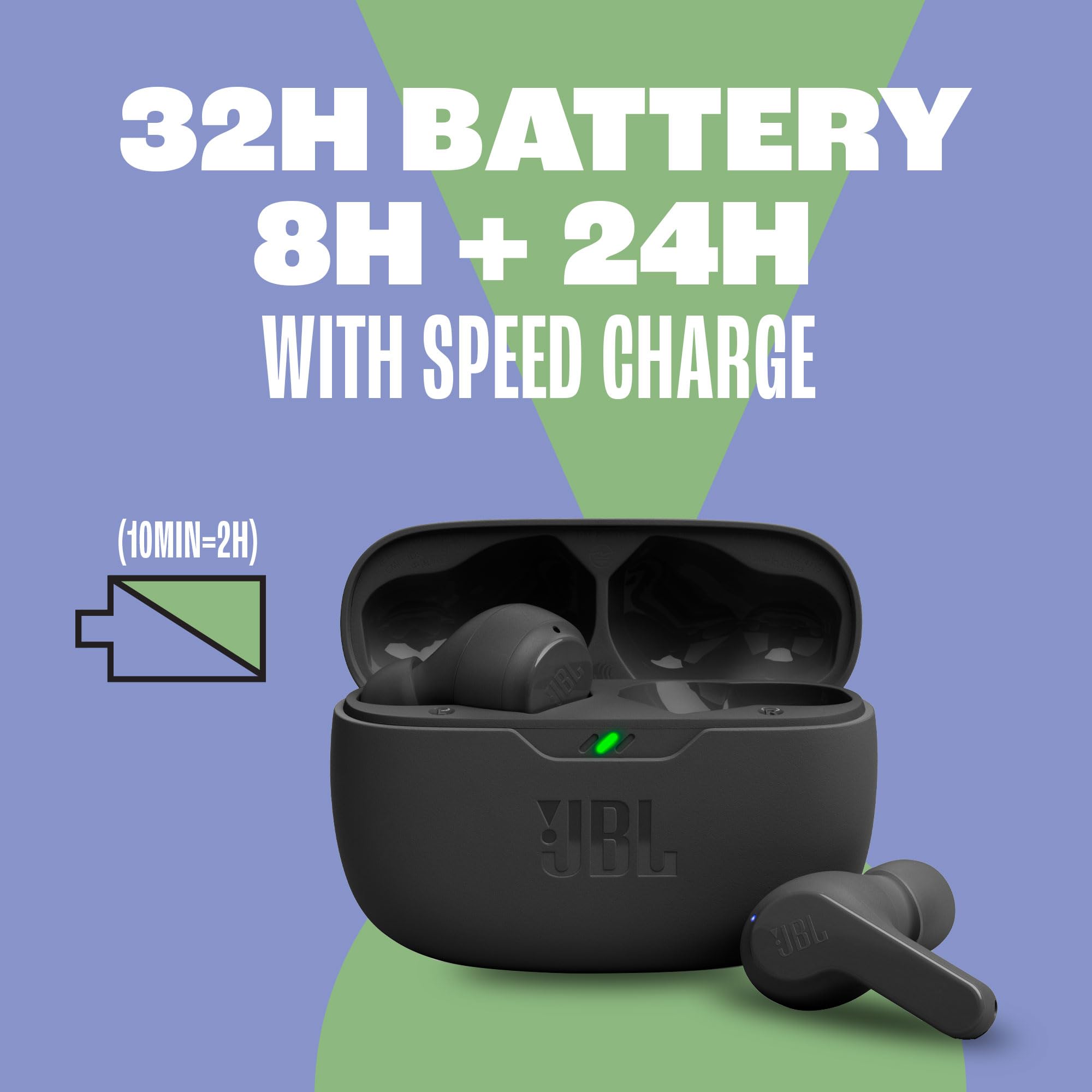 JBL Vibe Beam - True Wireless Earbuds - Black