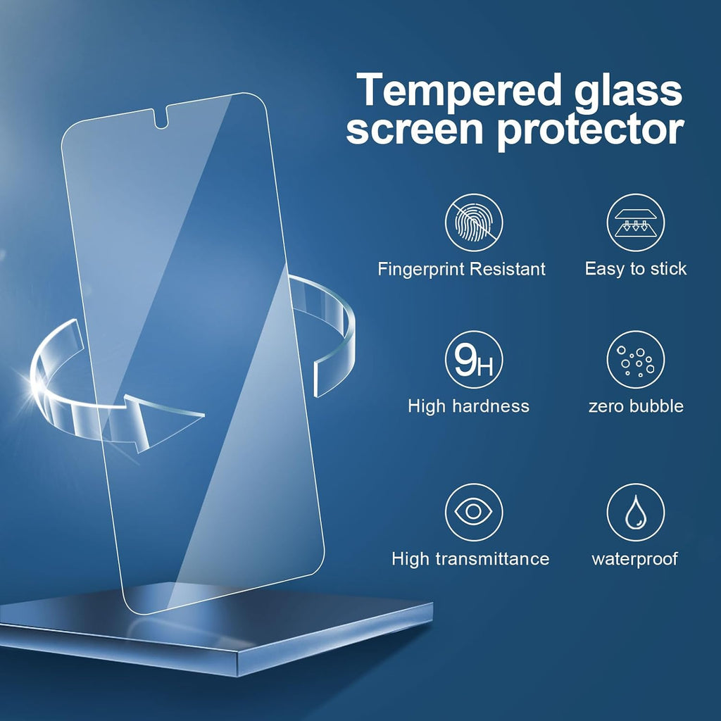 NEW'C for Samsung Galaxy S24 5G Screen Protector Tempered Glass HD Clear