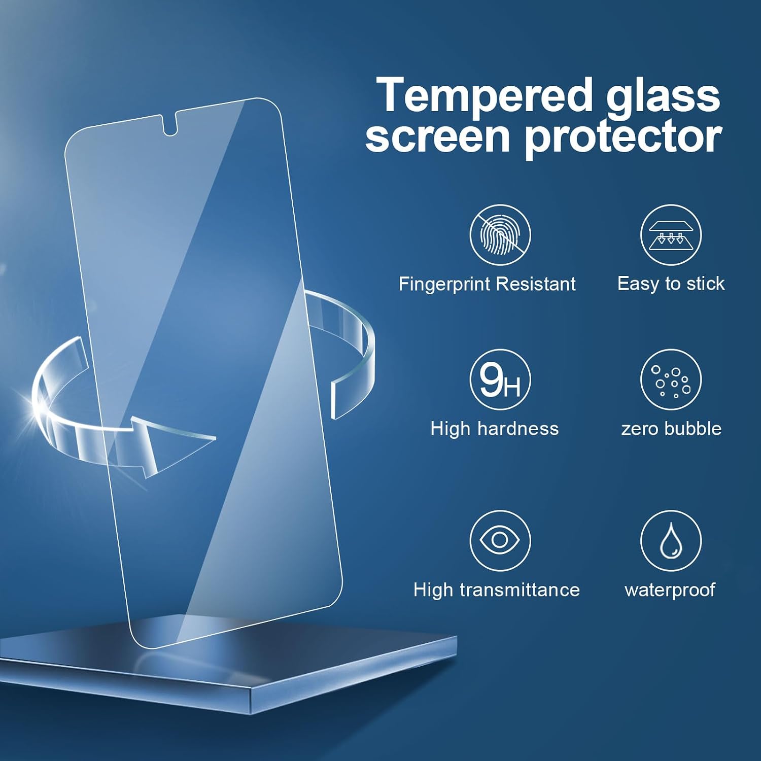NEW'C for Samsung Galaxy S24 5G Screen Protector Tempered Glass HD Clear