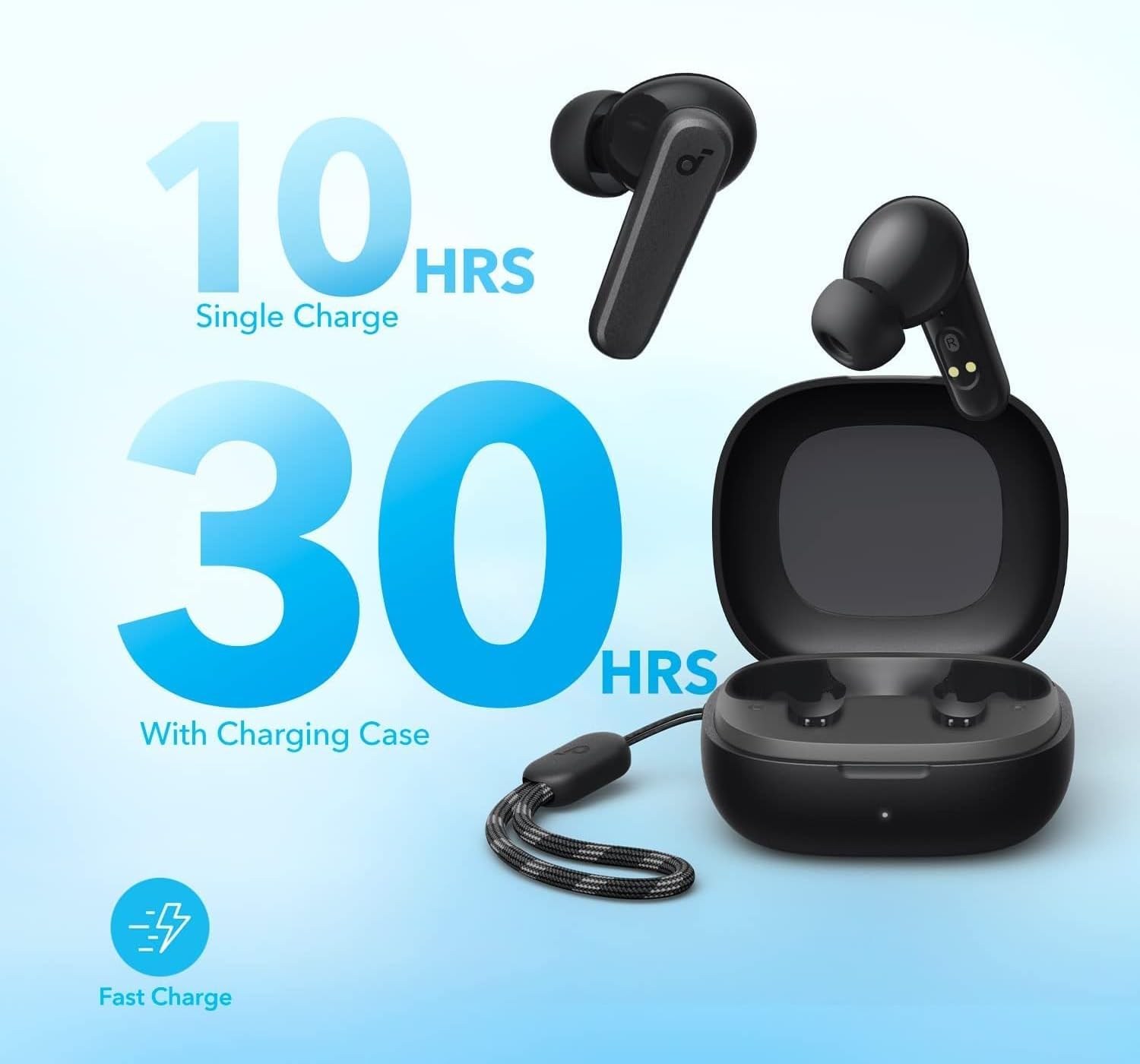 Soundcore by Anker P20i True Wireless Earbuds, with Big Bass, 30H Playtime