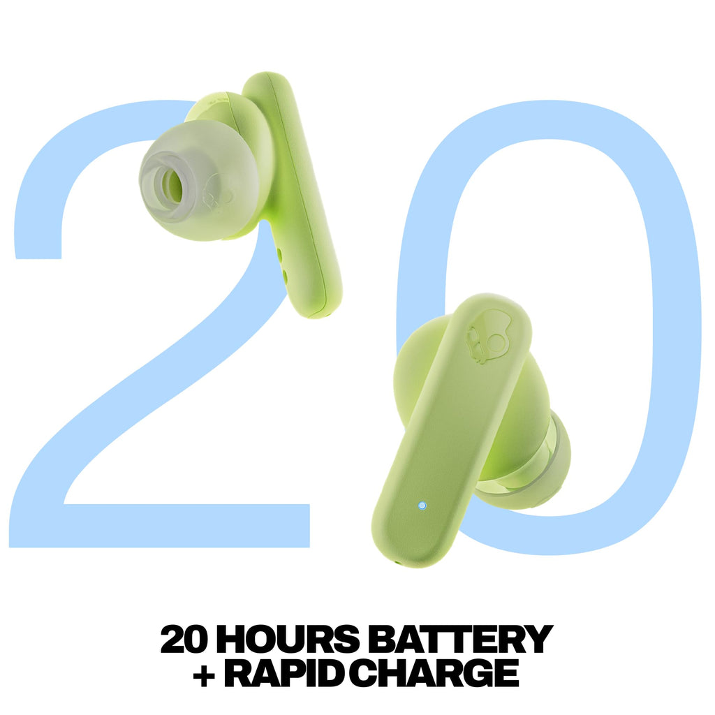 Skullcandy Smokin’ Buds Wireless Noise Isolating Earbuds - Flame