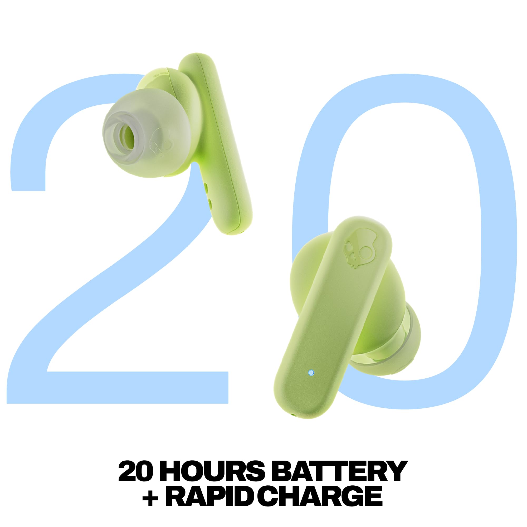 Skullcandy Smokin’ Buds Wireless Noise Isolating Earbuds - Flame