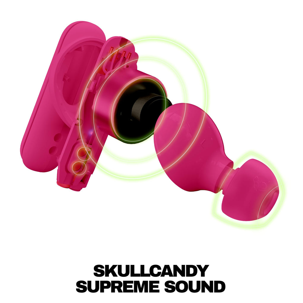 Skullcandy Smokin’ Buds Wireless Noise Isolating Earbuds - Flame