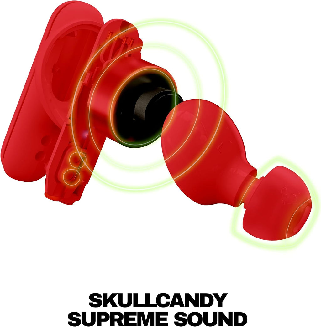 Skullcandy Smokin’ Buds Wireless Noise Isolating Earbuds - Flame