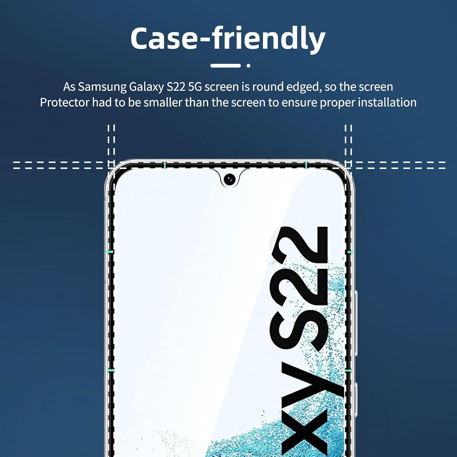 NEW'C for Samsung Galaxy S24 5G Screen Protector Tempered Glass HD Clear