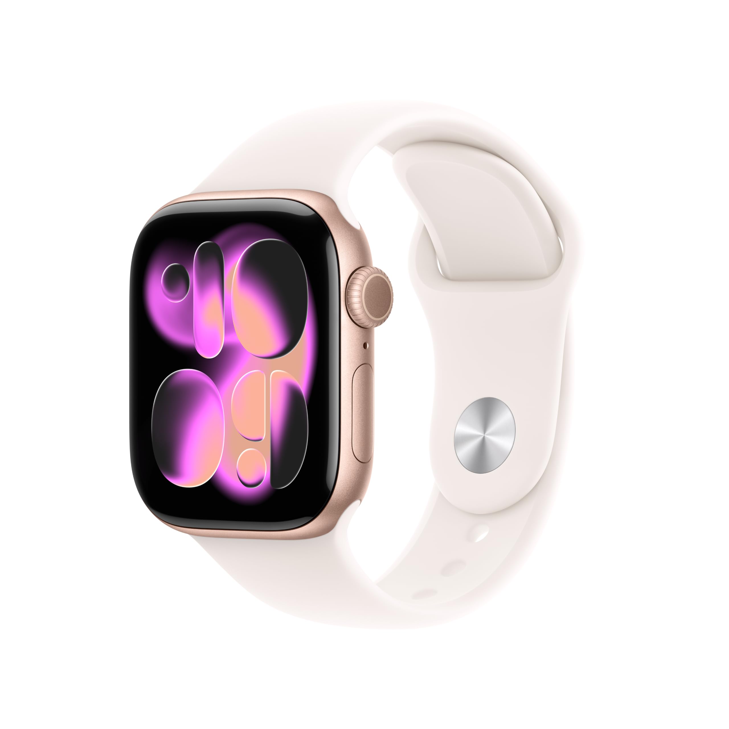 Apple Watch Series 11 [GPS 46mm] Smartwatch with Jet Black Aluminum Case with Black Sport Band - M/L. Sleep Score, Fitness Tracker, Health Monitoring, Always-On Display, Water Resistant