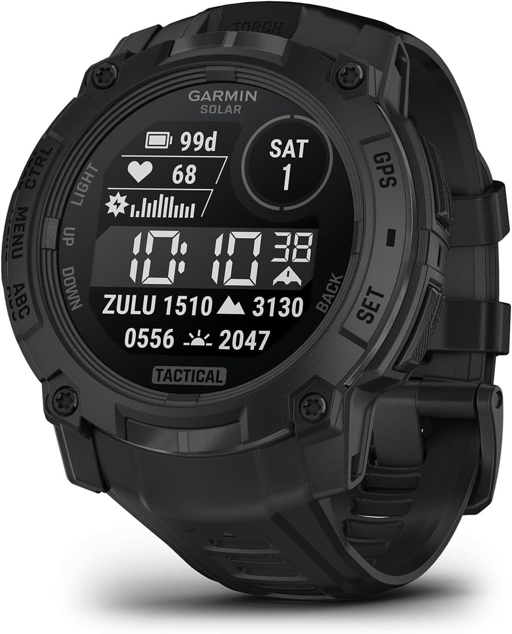 Garmin Instinct® 3 Tactical, Solar, 45mm, Black