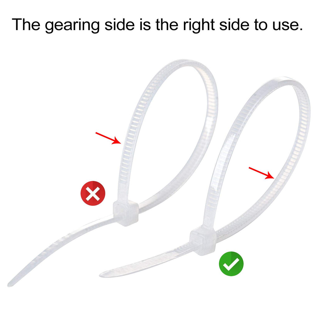 3/4" Strong Back-Glue Self Adhesive White Cable Zip Tie Mounts 100pcs with 8" Ties, Screws, Outdoor Sticky Wire Fasteners Cable Clips Management Anchors Organizer Holders Squares