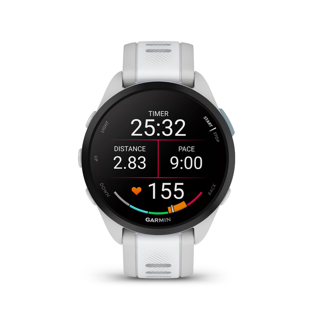 Garmin Forerunner® 165, Running Smartwatch, 43mm, Black
