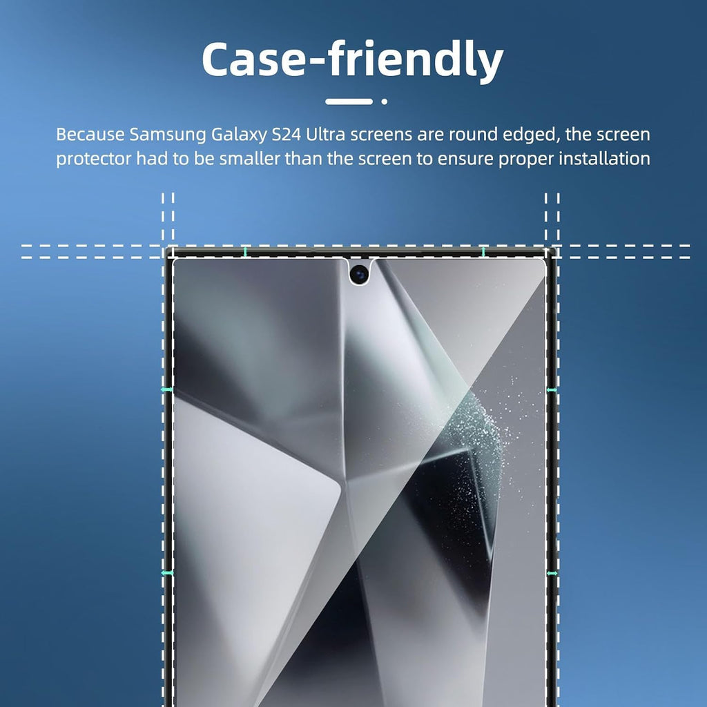 NEW'C for Samsung Galaxy S24 5G Screen Protector Tempered Glass HD Clear