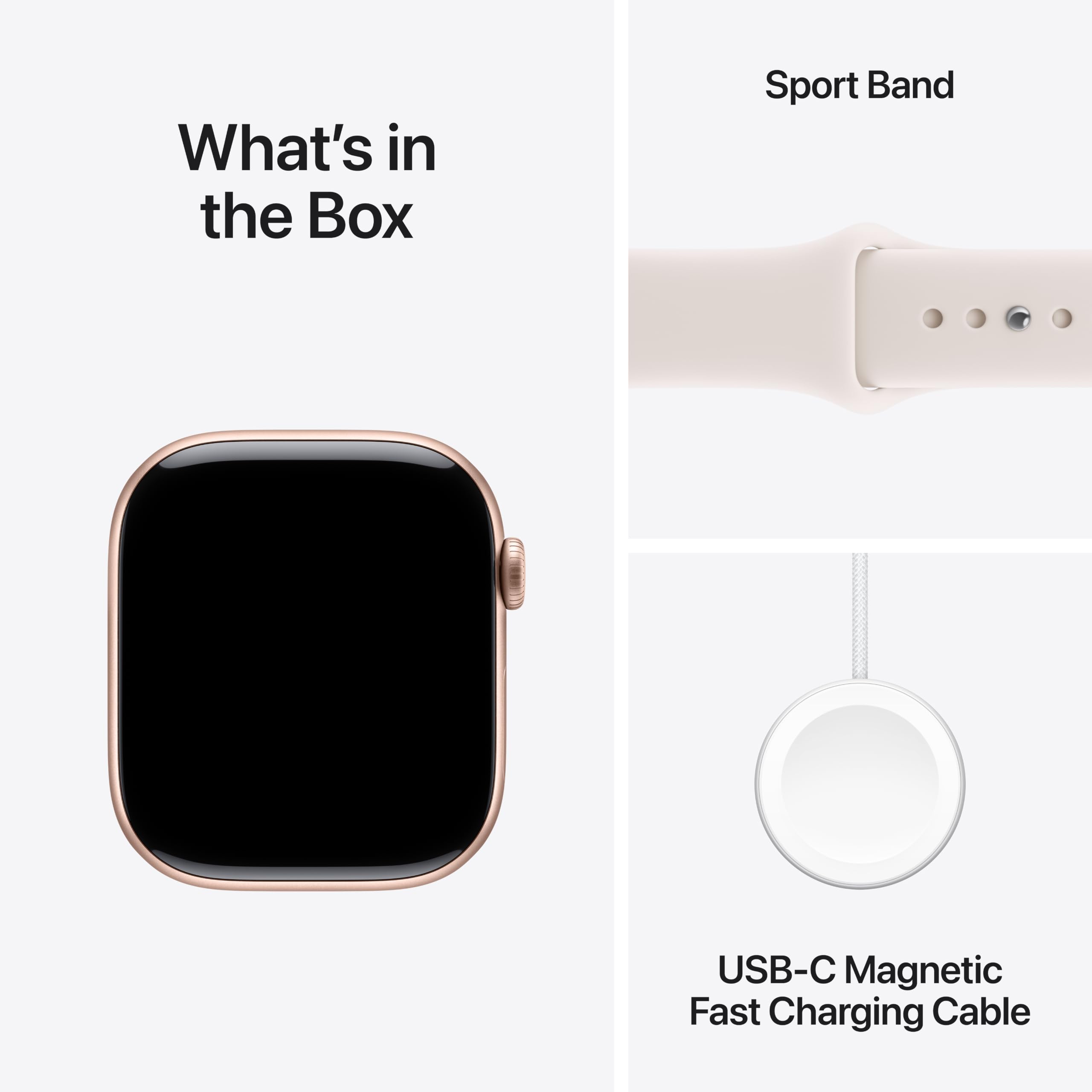 Apple Watch Series 11 [GPS 46mm] Smartwatch with Jet Black Aluminum Case with Black Sport Band - M/L. Sleep Score, Fitness Tracker, Health Monitoring, Always-On Display, Water Resistant