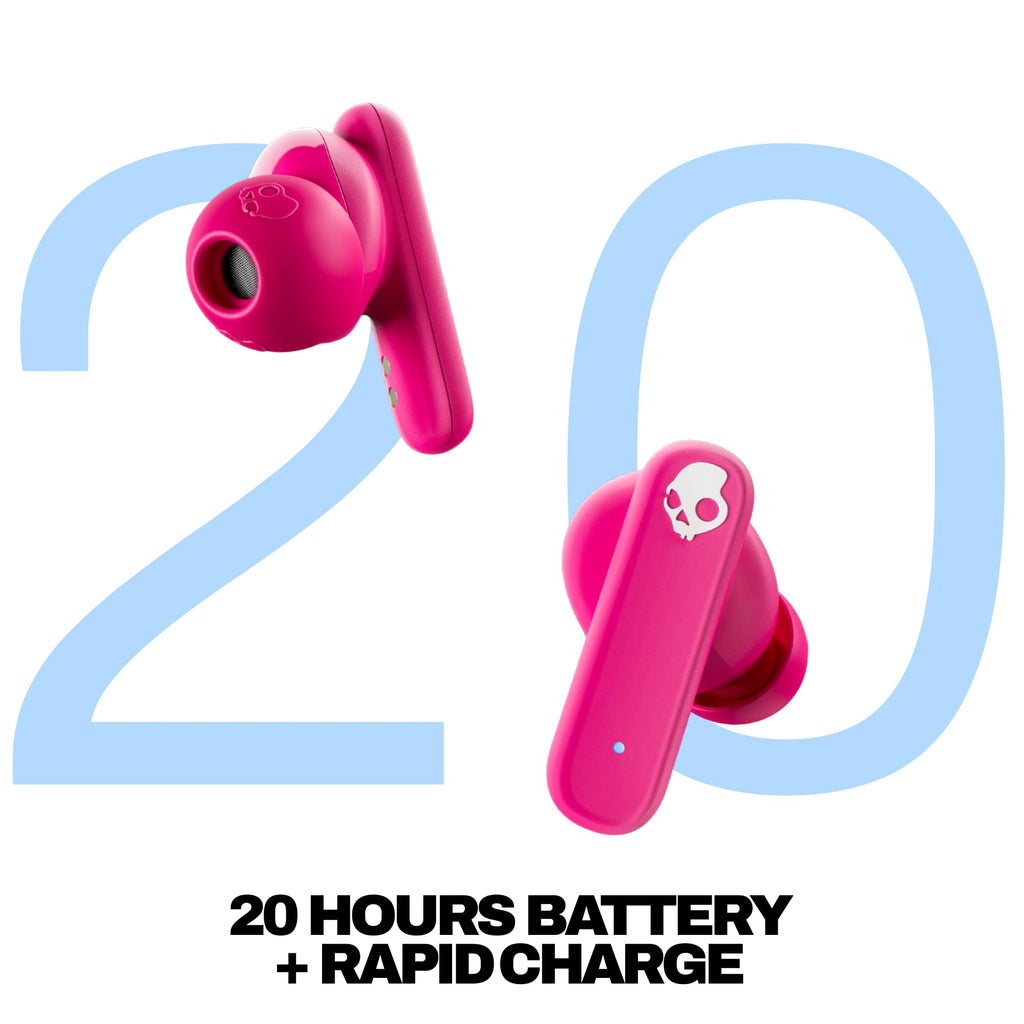 Skullcandy Smokin’ Buds Wireless Noise Isolating Earbuds - Flame