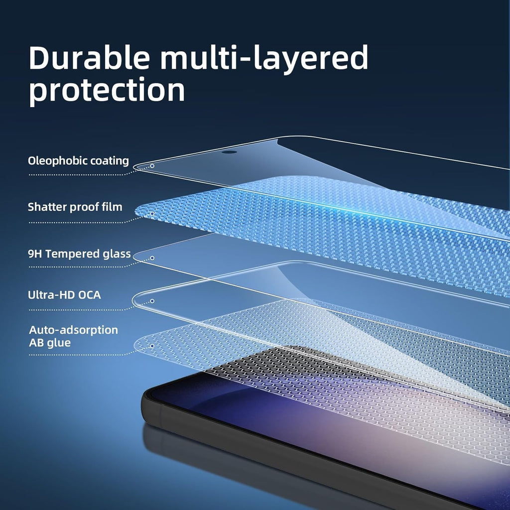 NEW'C for Samsung Galaxy S24 5G Screen Protector Tempered Glass HD Clear