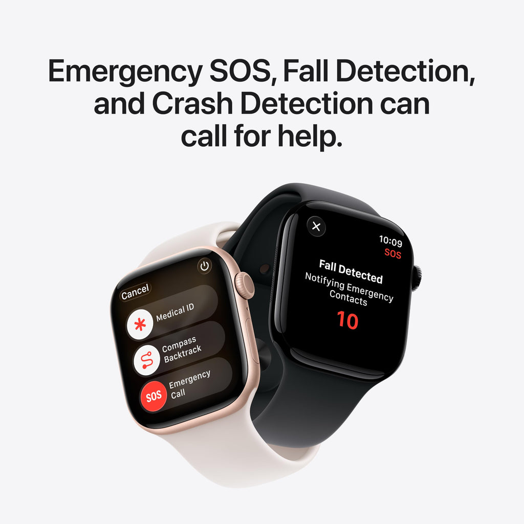 Apple Watch Series 11 [GPS 46mm] Smartwatch with Jet Black Aluminum Case with Black Sport Band - M/L. Sleep Score, Fitness Tracker, Health Monitoring, Always-On Display, Water Resistant