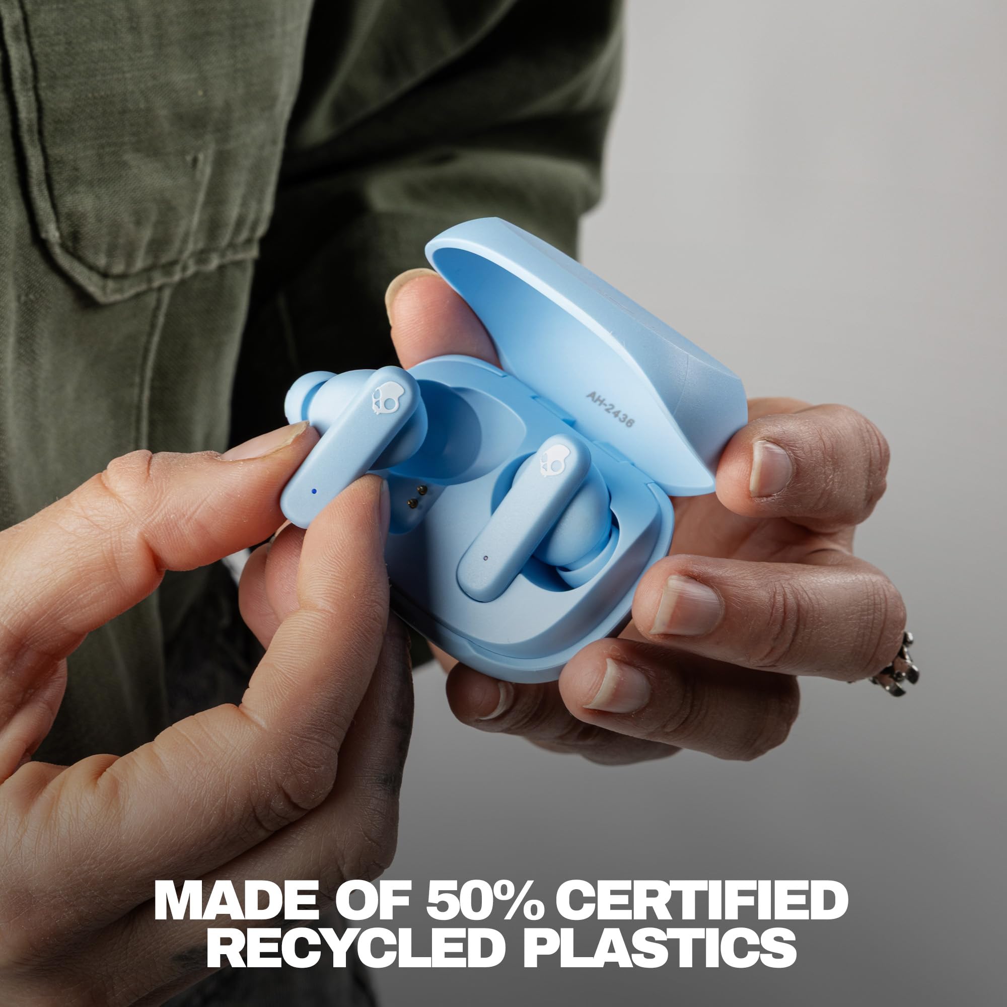 Skullcandy Smokin’ Buds Wireless Noise Isolating Earbuds - Flame