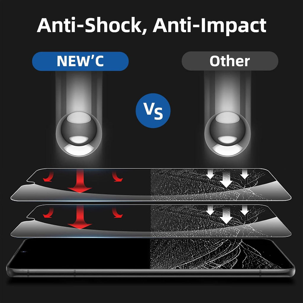 NEW'C for Samsung Galaxy S24 5G Screen Protector Tempered Glass HD Clear