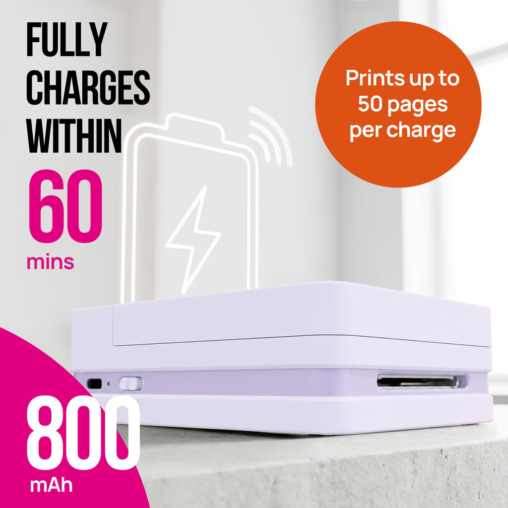 Nelko PP01 Photo Printer, 2x3 Portable Photo Printer, Mini Printer, Beige