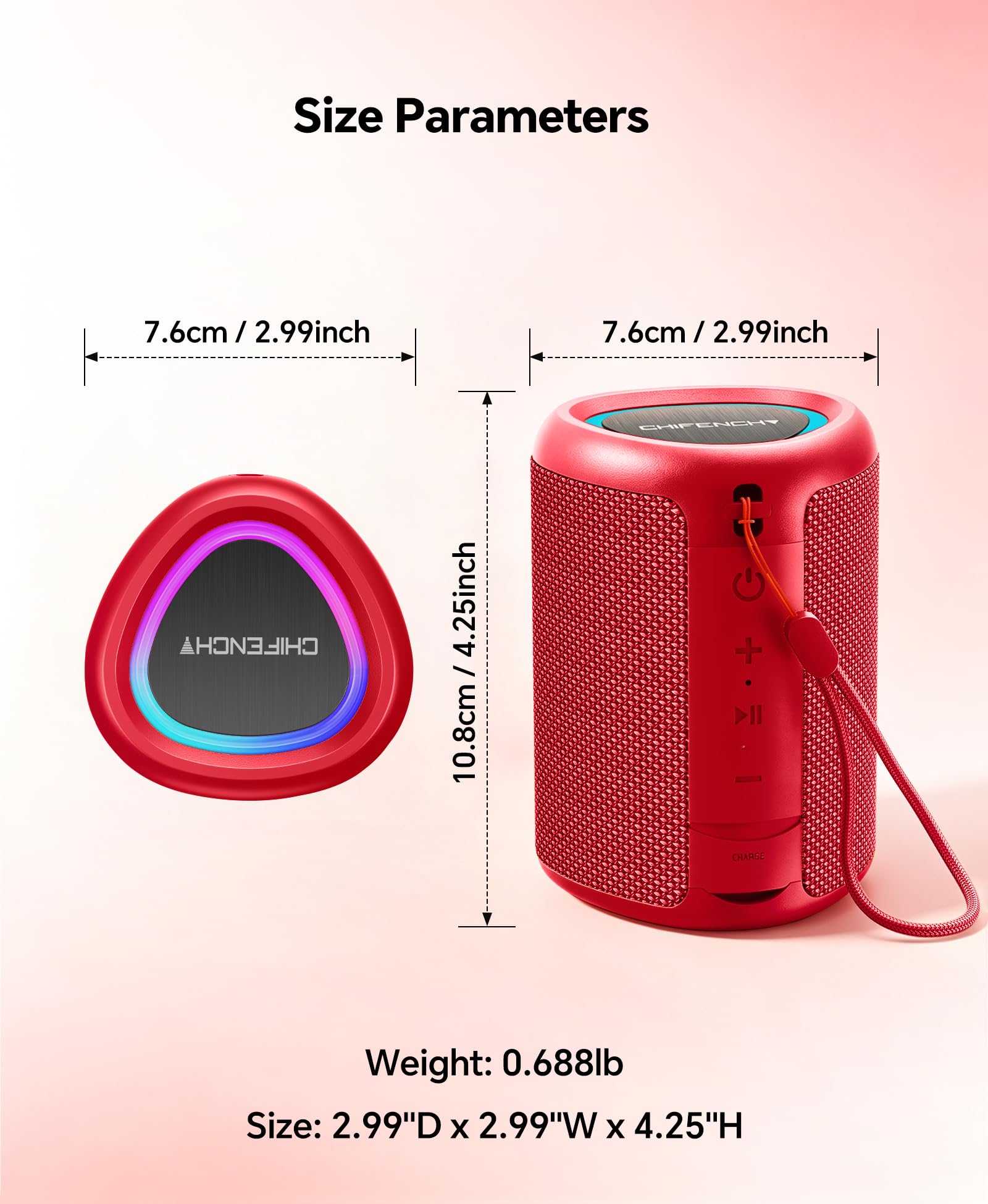 Portable Bluetooth Speaker Beach Essentials: IPX5 Waterproof for Outdoor