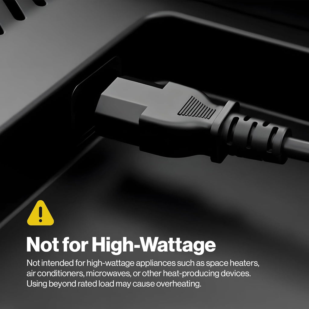 20ft 3 Prong Computer Power Cord |125V| Standard Replacement AC Electric Cable for Monitor, TV, Computer, Desktop, PC, Printer