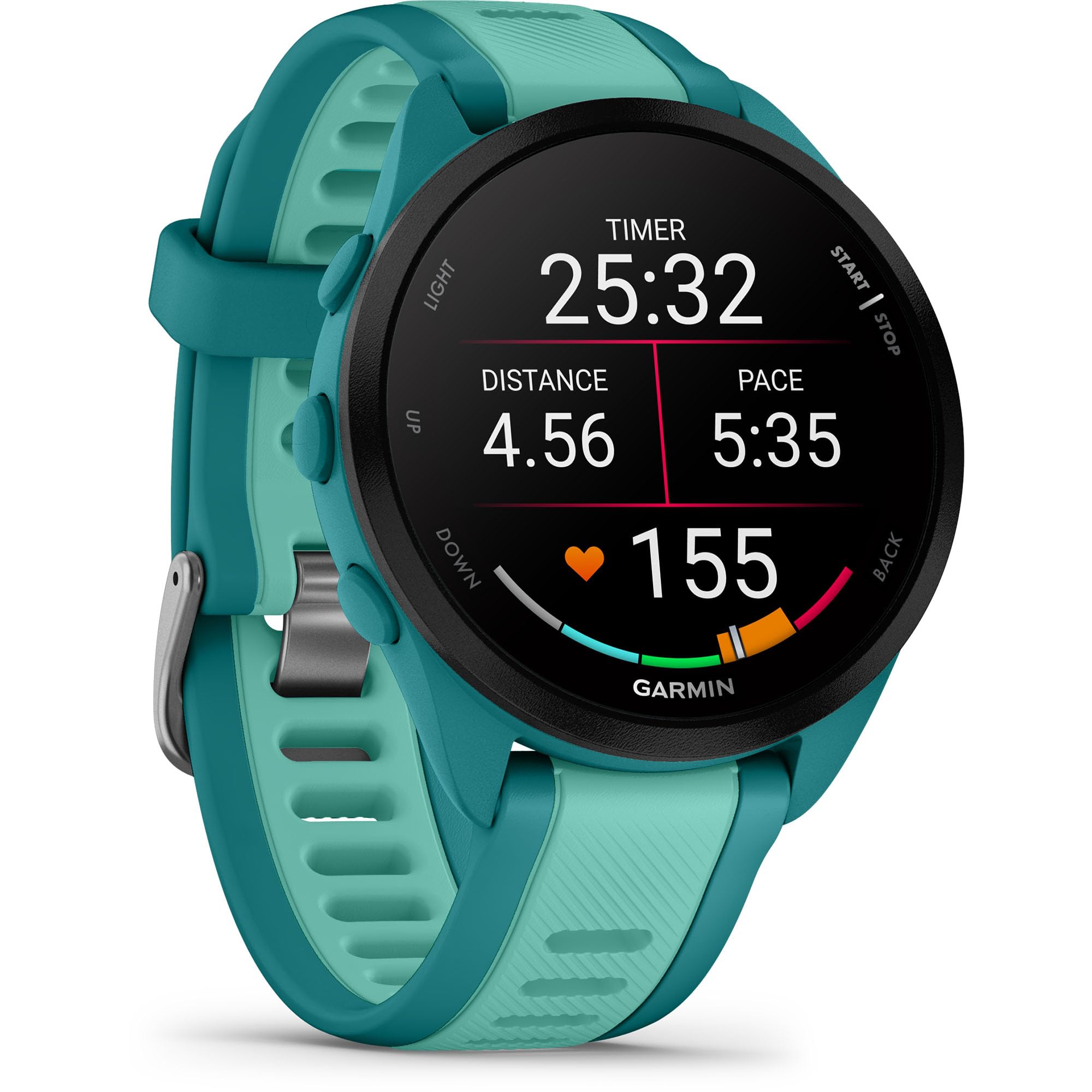 Garmin Forerunner® 165, Running Smartwatch, 43mm, Black