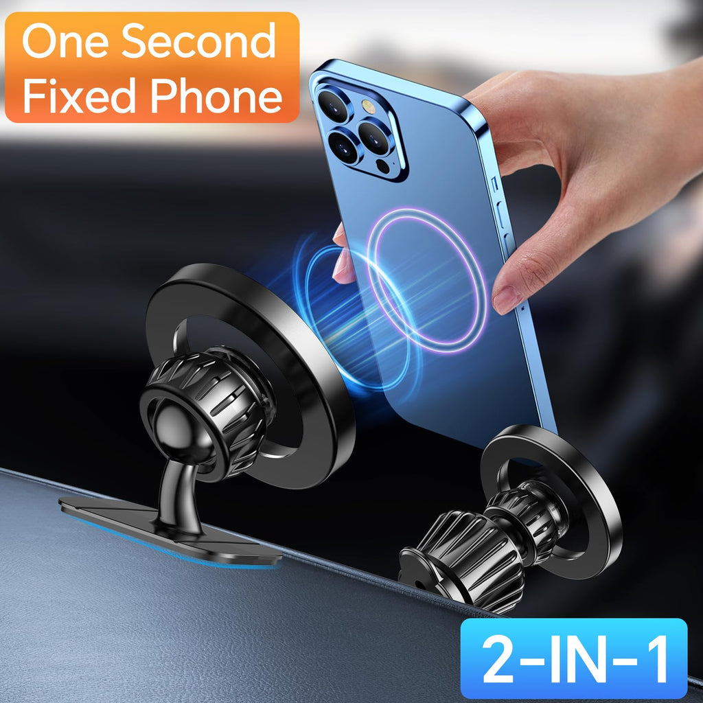 Kaistyle for Magsafe Car Mount【Strong Magnets】Magnetic Phone Holder for Car Phone Holder Mount Dash Mounted Holders Phone Holders for Your Car Accessories for Women Men for iPhone 17 Pro Max 16 15 14