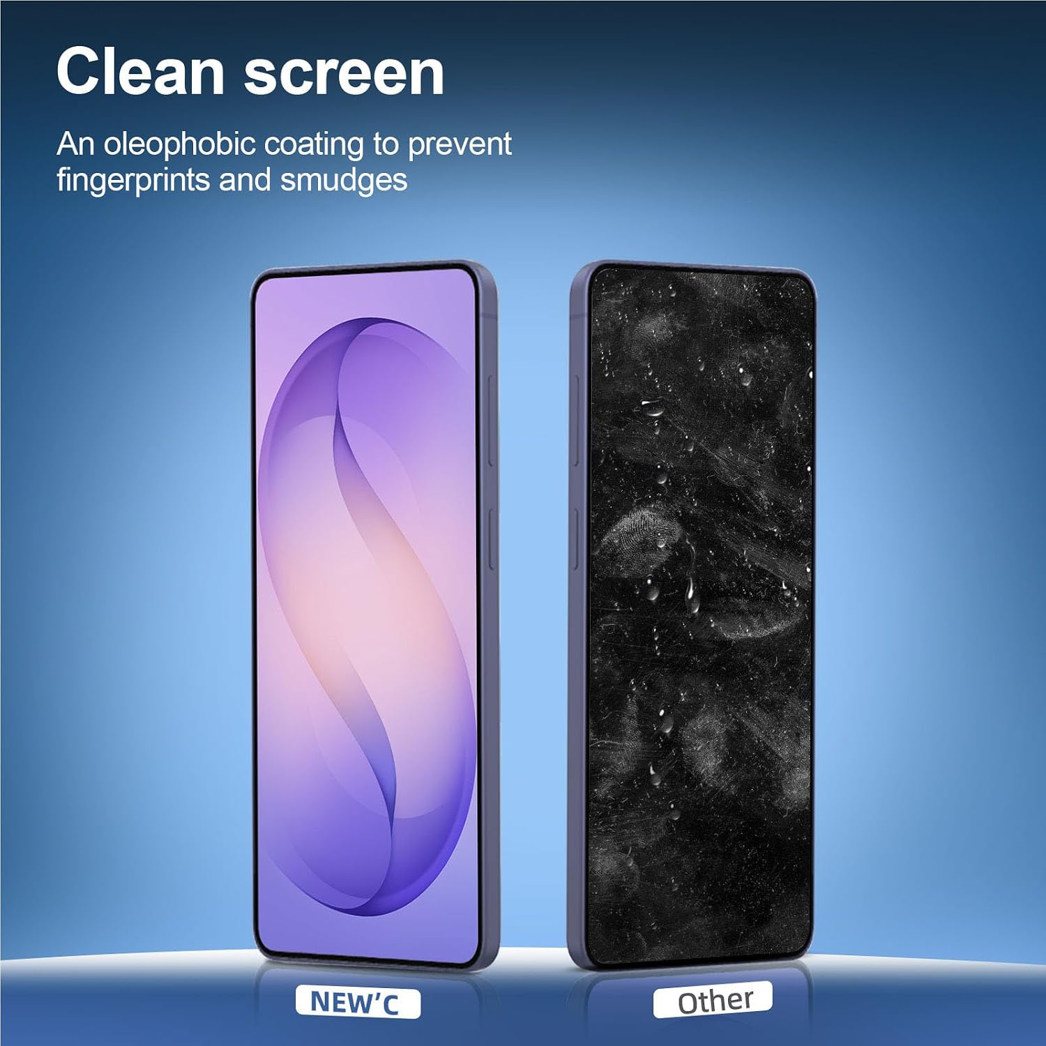 NEW'C for Samsung Galaxy S24 5G Screen Protector Tempered Glass HD Clear
