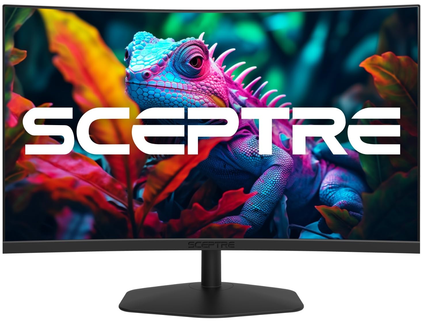 New! Sceptre Curved 24-inch Gaming Monitor 1ms 100Hz 1500R DisplayPort HDMI X2 Eye Care 100% sRGB Build-in Speakers, Machine Black 2026 (C248W-FW100T Series)