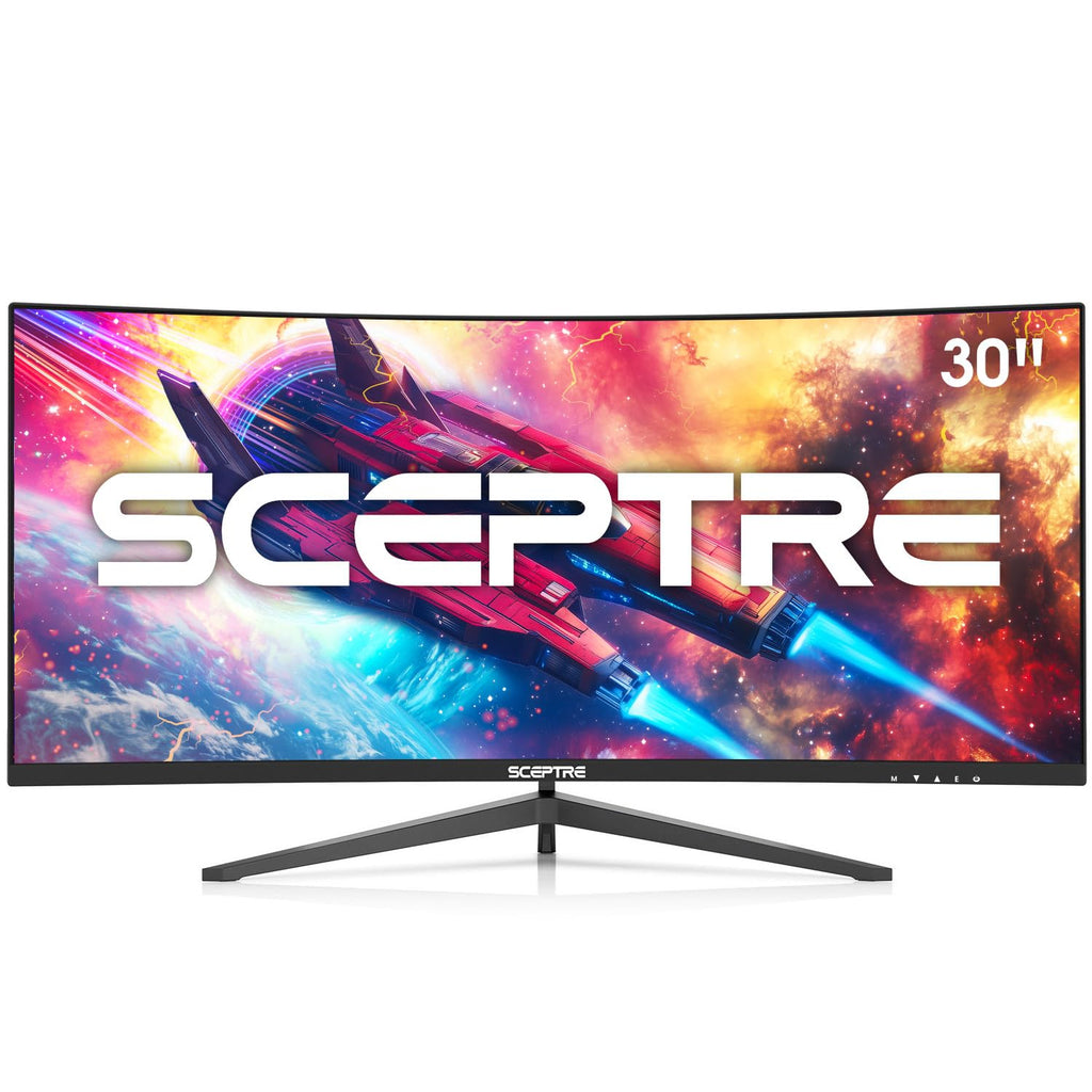 Sceptre 27-inch Prime Gaming Monitor 100Hz 1ms DisplayPort HDMI x2 100% sRGB AMD FreeSync Build-in Speakers, Eye Care Frameless Machine Black 2025 (E275W-FW100T Series)
