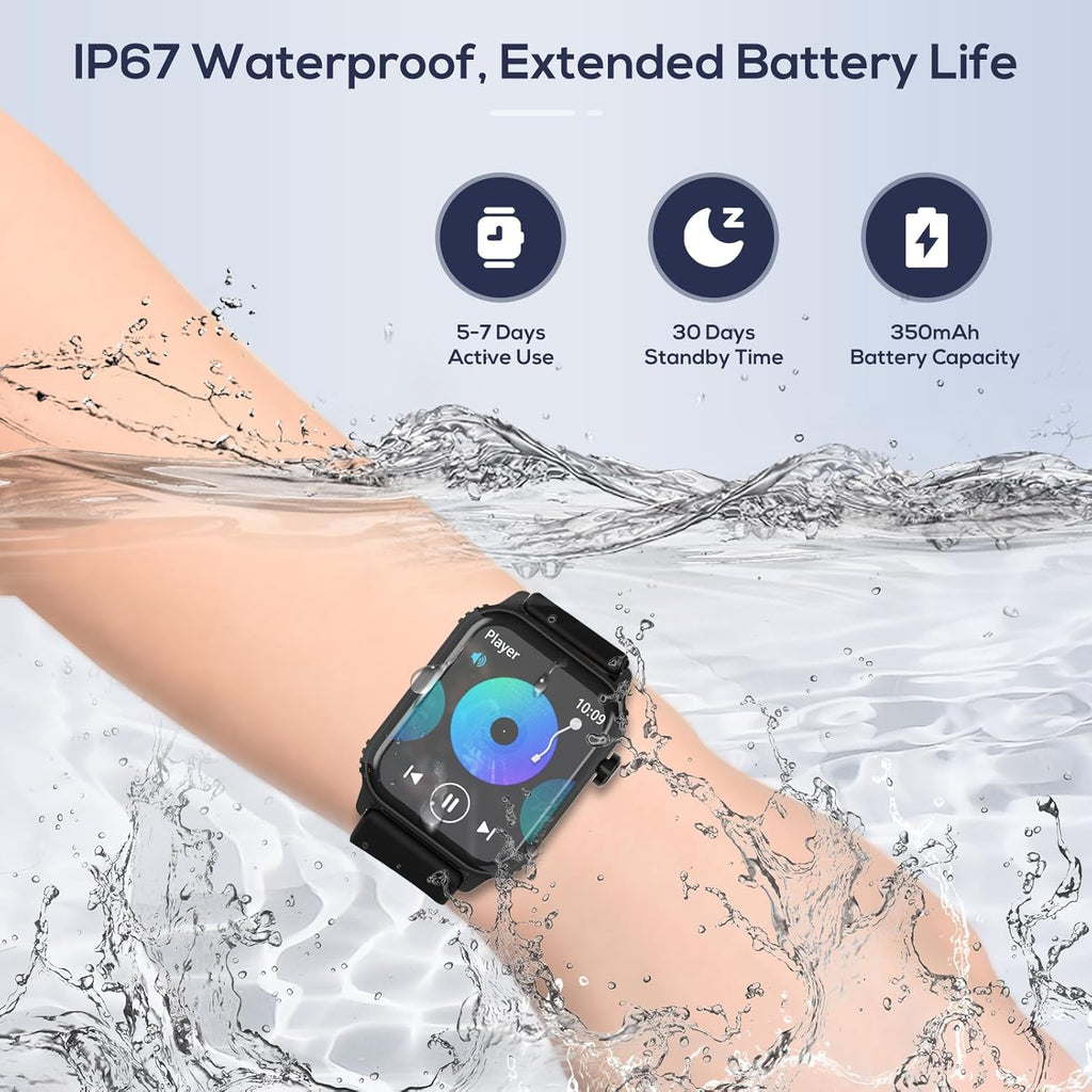 Smart Watch for Women, 120 Sports Modes Smartwatch with 1.83" HD, Alexa Built-in, Heart Rate/Sleep Monitor, IP67 Waterproof, Bluetooth Call & Music Control Fitness Watch for iPhone/Android (Pink)