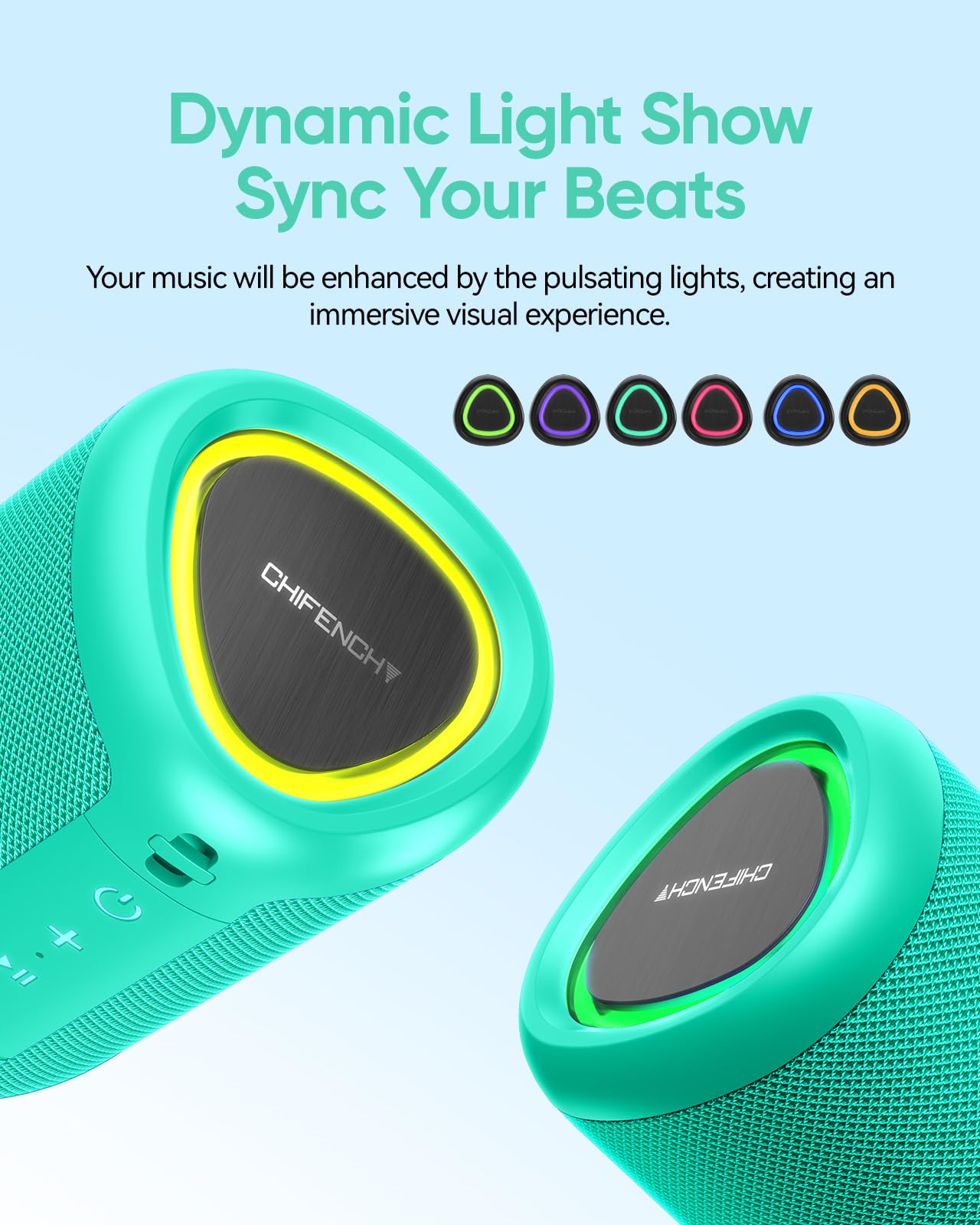 Portable Bluetooth Speaker Beach Essentials: IPX5 Waterproof for Outdoor