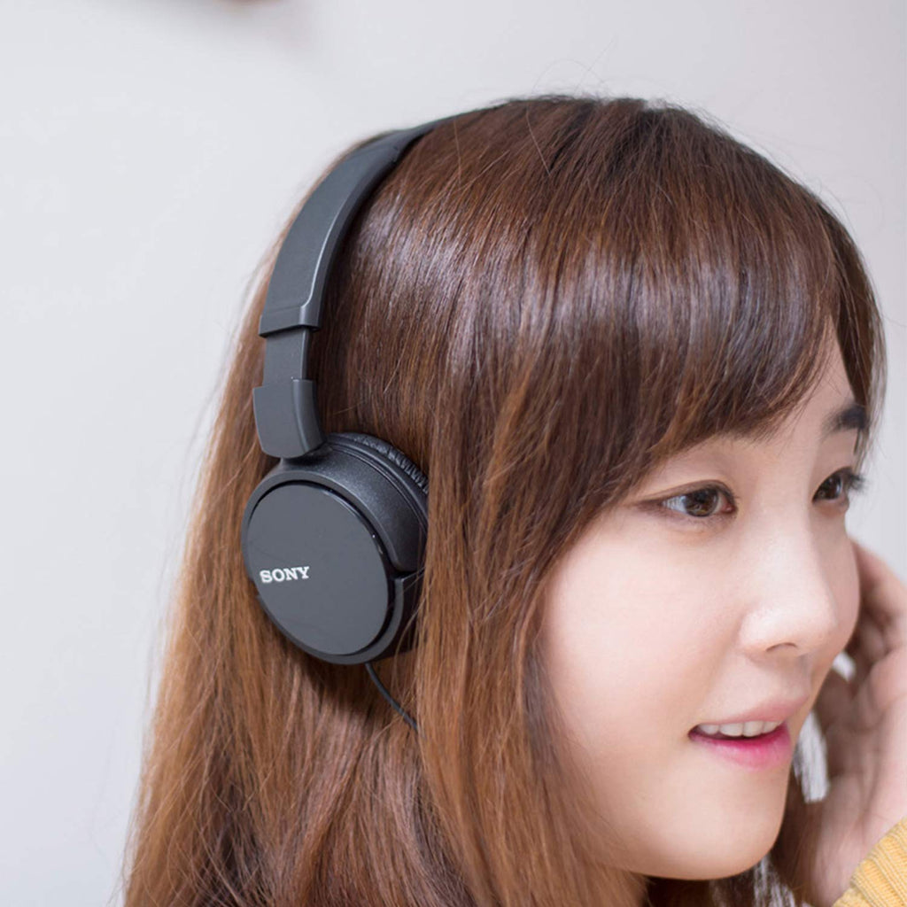 Sony ZX Series Wired On-Ear Headphones, Pink MDR-ZX110