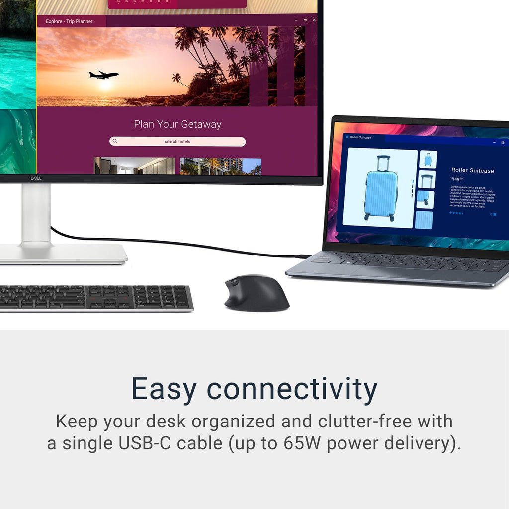 Dell 27 Monitor S2725QC, 4K UHD IPS, 120Hz, 99% sRGB, 4ms, FreeSync Premium