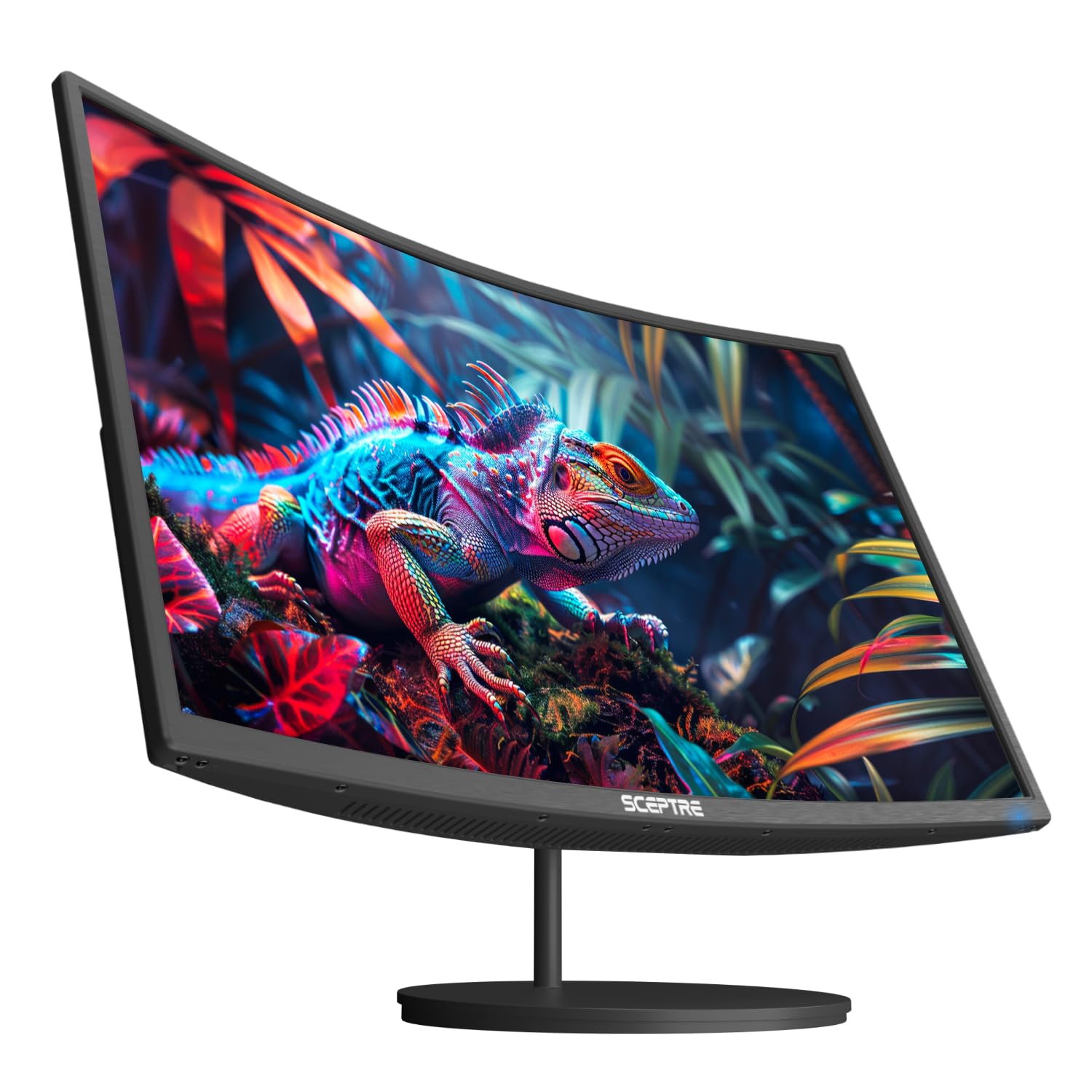 New! Sceptre Curved 24-inch Gaming Monitor 1ms 100Hz 1500R DisplayPort HDMI X2 Eye Care 100% sRGB Build-in Speakers, Machine Black 2026 (C248W-FW100T Series)