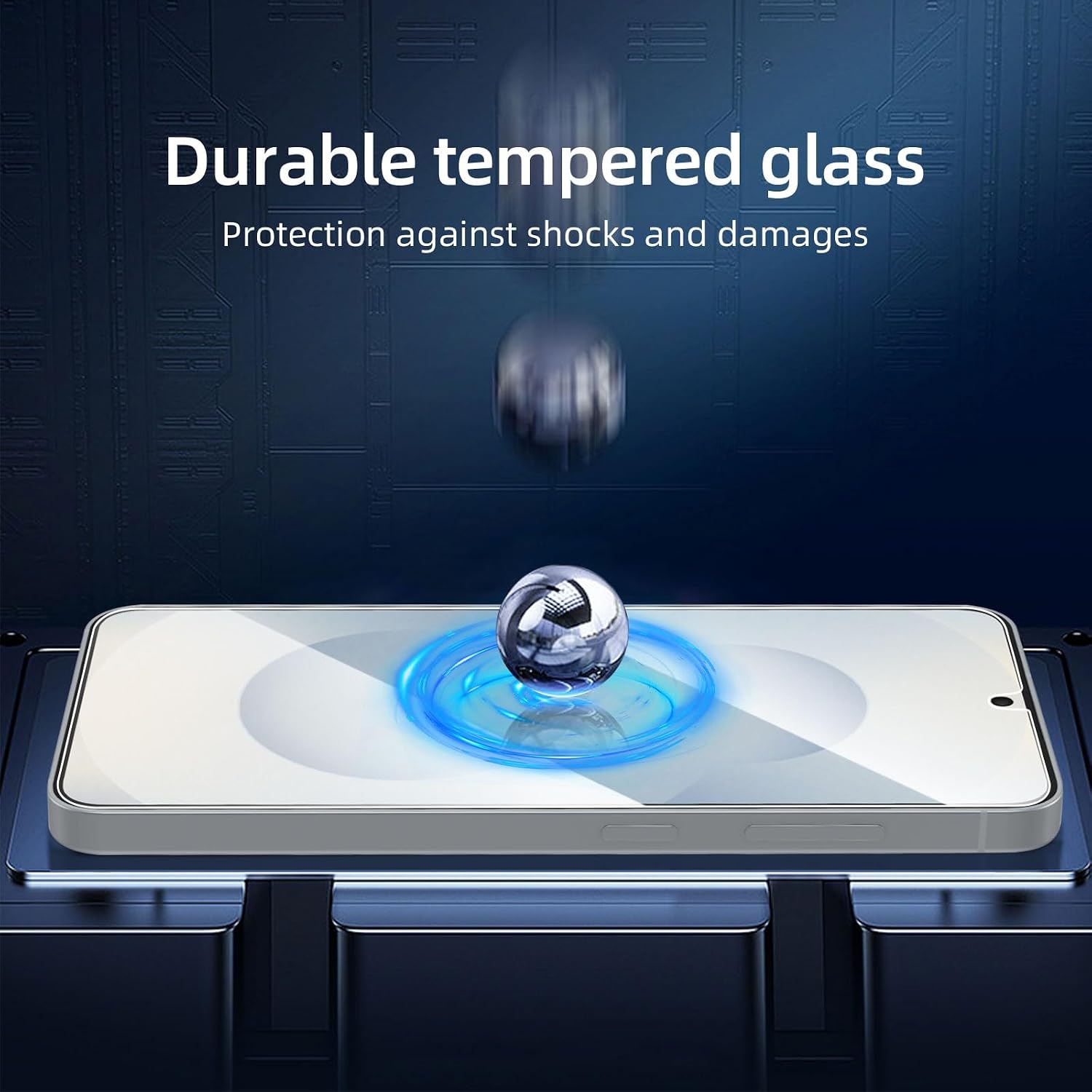 NEW'C for Samsung Galaxy S24 5G Screen Protector Tempered Glass HD Clear